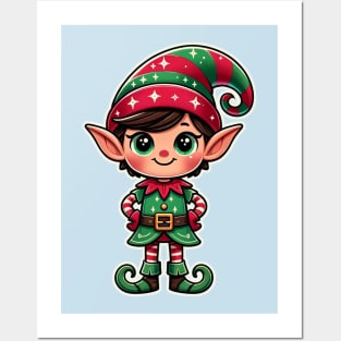 Cute little elf Posters and Art